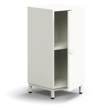 Schrank QBUS, 868x400x420 mm, weiß