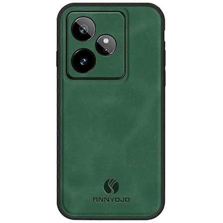 Realme GT 7 5G / GT 7T 5G -puhelinkotelo PU-nahkaa + PC + TPU pudotussuojaava puhelimen takakuori