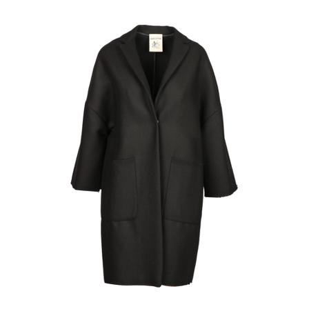 Semicouture - Ullkappor - Svart - Dam - Storlek: M, Dam, Storlek: M