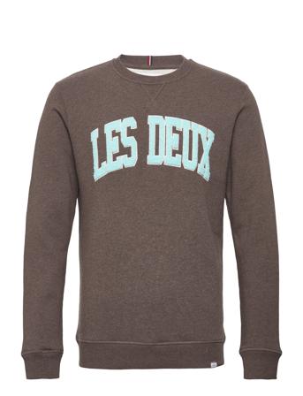 Crane Sweatshirt Sweat-shirt Genser Brun Les Deux*Betinget Tilbud