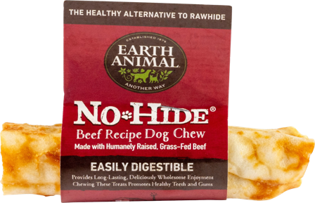 Earth Animal No-Hide Beef Chews puruluu, Small