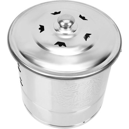 60L Ruostumattomasta Teräksestä Valmistettu Ulkoilmakuivausastia Paperirahan Polttamiseen