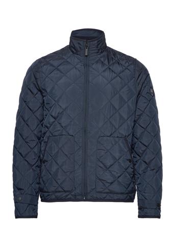 Fjord Quilted Reversible Jacket - G Blue Knowledge Cotton Apparel