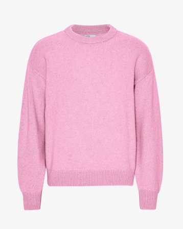 Oversized Merino Wool Crew - Cherry Blossom - Male - S - Sustainable material - Ethical production