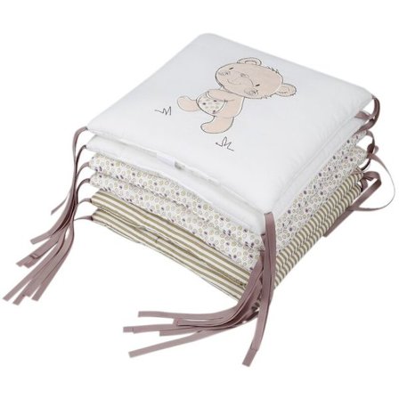 6 stk. sengbeskyttere sengstøtfangere seng i seng sikkerhetssengbeskyttere for bomullsblandet skinnesengesett