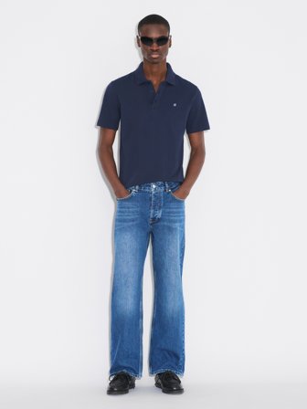 Holzweiler Slim-Fit Pique Polo Shirt - Navy - Men's - XXL