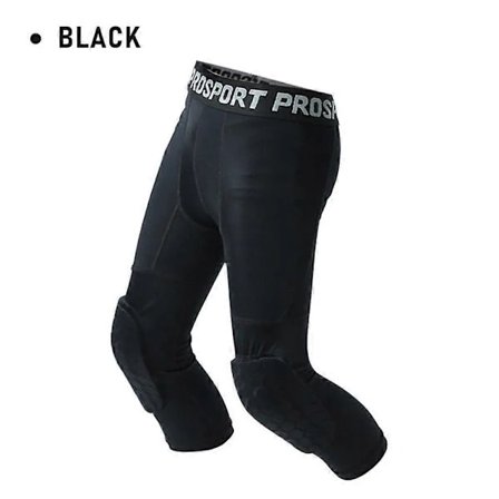 Barn Gutter Polstrede Sportstights Basketball Kompresjonstights Atletiske Polstrede Tilbehør Kompresjonstights Treningsleggings