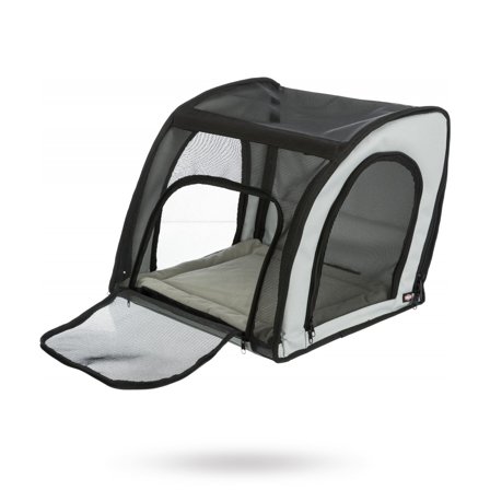 Trixie - Bilsäte 44×37×40 cm Grå/Svart - Resa med djur - Bilresa med hund