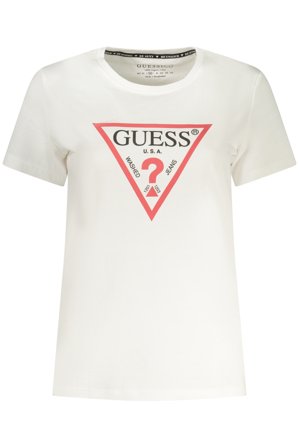 Guess Jeans T-shirt Maniche Corte Donna Bianco