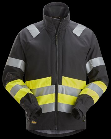 Snickers Workwear 1534-0466 Jacka varsel, svart/gul Svart/gul, Kläder