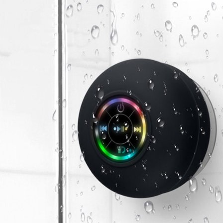 Bluetooth Bruse-højttaler Vandtæt Bærbar Trådløs Højttaler med Sugekop