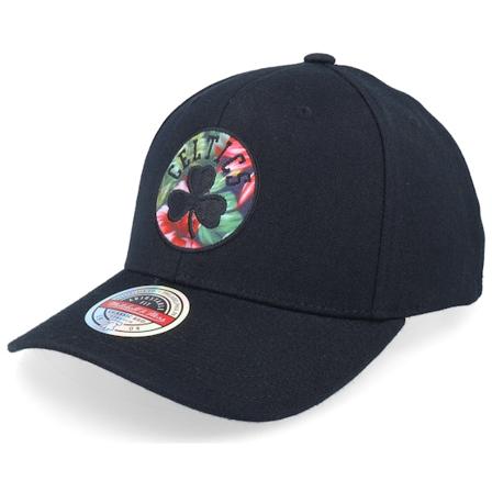 Mitchell & Ness - NBA Svart adjustable Keps - Hatstore Exclusive x Boston Celtics Tropical Floral Black Adjustable @ Hatstore