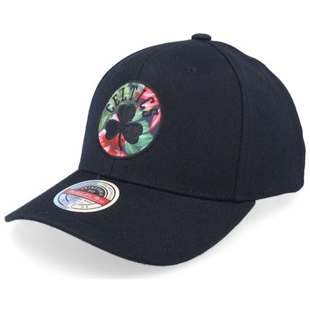 Mitchell & Ness - Negro adjustable Gorra - Hatstore Exclusive x Boston Celtics Tropical Floral Black Adjustable @ Hatstore
