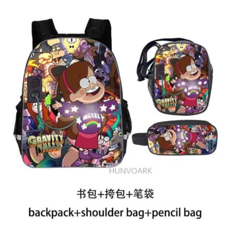3st/ set Nya höstens skolväskor Pojkar Flickor Ryggsäck Barn Skolväskor 18 Inches