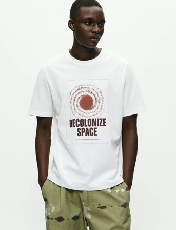WOOD WOOD Wwbobby Tee Space 25220 - White - S