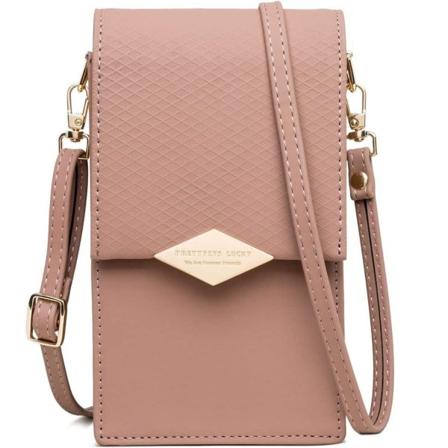 Puhelinlaukku Puhelimen olkalaukku nahkaa Pieni crossbody-laukku