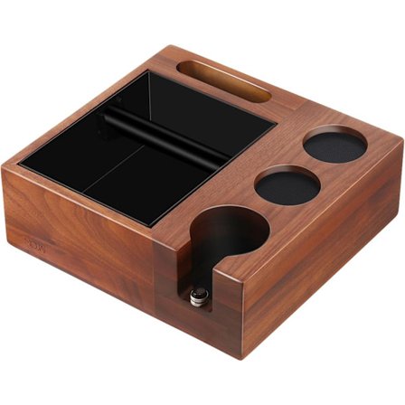 Espresso Tamping Station og Knock Box Espresso Tamper Station Inkluderer en Tamper Holder, Distributor Holder, Portafilter Holder, Espresso 