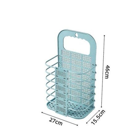 Vikbar tvättkorg Perforerad toalett Väggmonterad