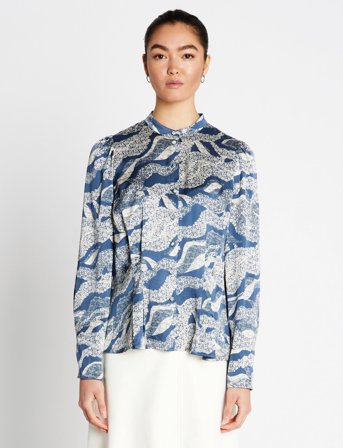 Bruuns Bazaar Floretbbzeas Shirt - Blue - 34