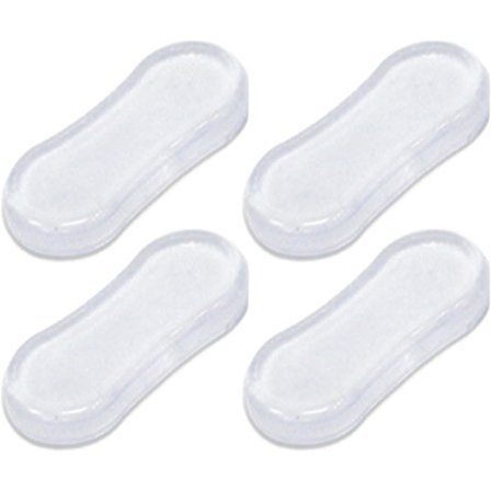 Toiletsæde Bumpers, 5 stk. Toiletsæde Bumpers Pads, Silikone Toiletdæksler med stærk klæber, kompatible til familier, hoteller, skoletoiletter