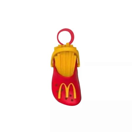 2024 McDonald's Mini Crocs Nøglering Happy Meal Legetøj Komplett Sot Mini Nøglering-Xin