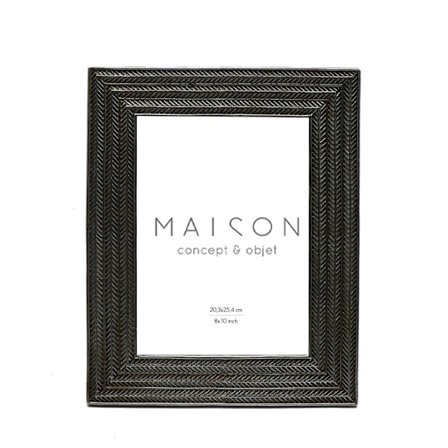 Hopeanvärinen polyresiinivalokuvakehys, 25x18,5x23 cm