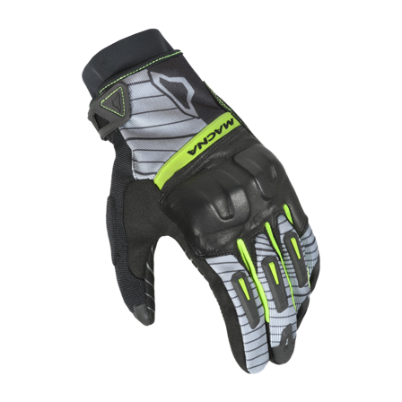 Rękawice Motocyklowe Macna Attila RTX Szary/Żółty XL