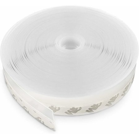 Silikonitiivistenauha, itseliimautuva oven alareunan tiivistenauha, oven säänkestävä tiivistenauha, vedenpitävä, tuulenpitävä, pölytiivis, 