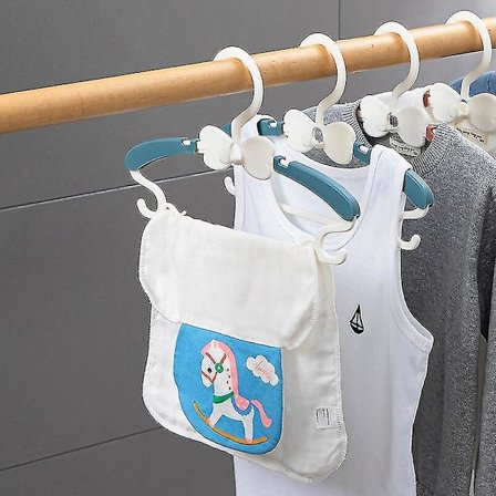 10 kpl Lastenvaatteiden Henkarit Teleskooppinen Muovi Kannettava