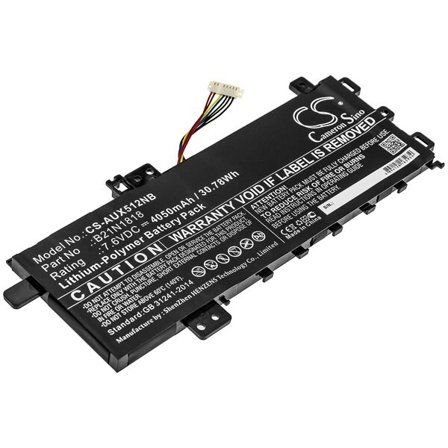Batteri til bærbar PC for Asus X512da-ej040t, VivoBook 17 F712FA-AU814 og andre.