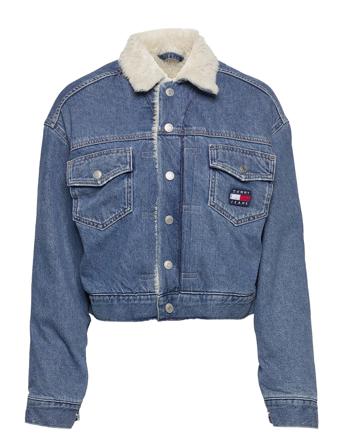 Sherpa Dnm Crpd Jckt Ce611 Dongerijakke Denimjakke Blå Tommy Jeans