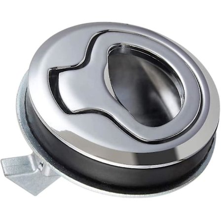 2-pack skåpsdörrslås brevlåda låda skåp skåp husbil husvagn - Krom, S 38mm