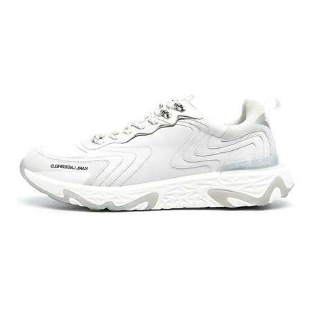 Karl Lagerfeld, Blaze Pyro Leather Trainers Wit, Heren, Maat:42 EU