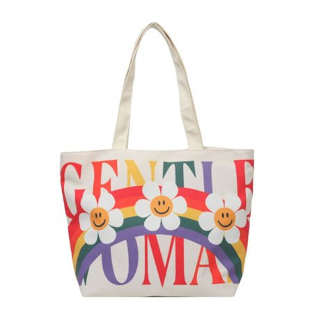 Dame håndtaske Canvas Tote Bag Messenger Bag