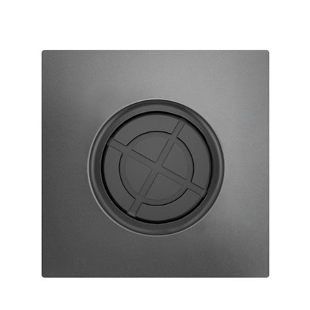 Vägg blank panel Kabeluttag Panel GRÅ 35MM