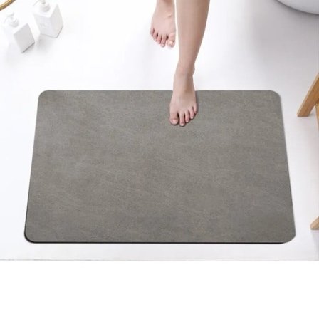 Bad mattor för badrum halkfri grå minne skum badrum mattor snabb torr bad matta