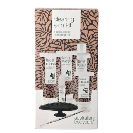Australian Bodycare Sampak Renseprodukter Mod Uren Hud Og Bumser 7 Stk, Skincare, Ansigtspleje, Uren Hud