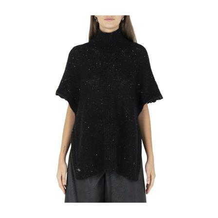 Manila Grace Capes svart, Dam Capes och Ponchos, Dam, Storlek: M