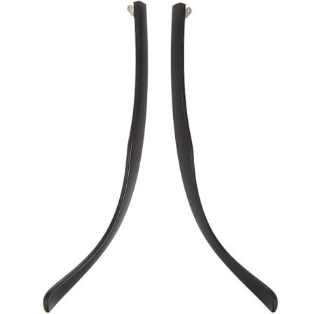 Briller reparerer ben silikon titan briller erstatning templer templer (13,5X3,5 cm, svart)