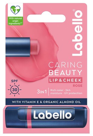 Labello Caring Beauty 3i1, Skincare, Ansigtspleje, Læbepleje