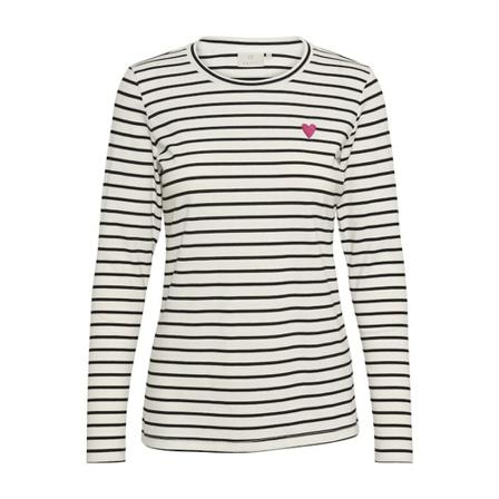 Kaffe Liddy T-Shirt Sort, Dame T-shirts