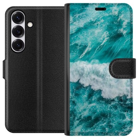 Kompatibelt Lommeboketui til Samsung Galaxy S25 Hav