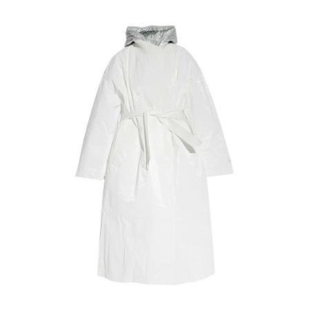 Diesel, Belted Coats Wit, Dames, Maat:S