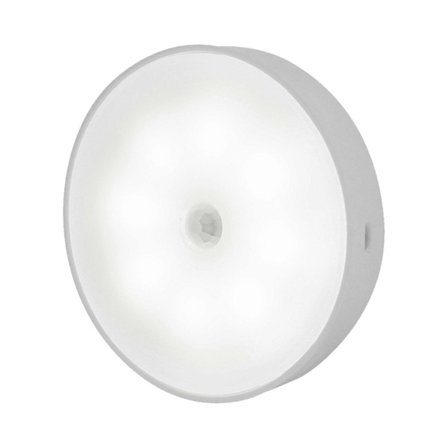 Langaton Ladattava Liiketunnistin LED Puck -valaisin Vaatekaappi Seinäkaappi Yövalo KIT