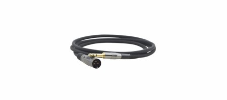 KRAMER C-A63M/XLM | Mic/Line Male/Male | 6,3mm tele - XLR Pach cable | 4.6m | Black