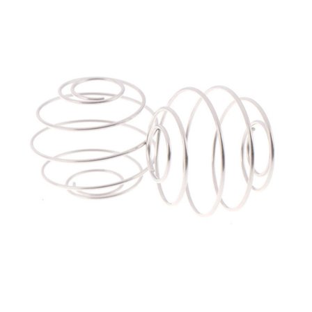 2 stk for shaker kopp, rustfritt stål fjær ball, protein po