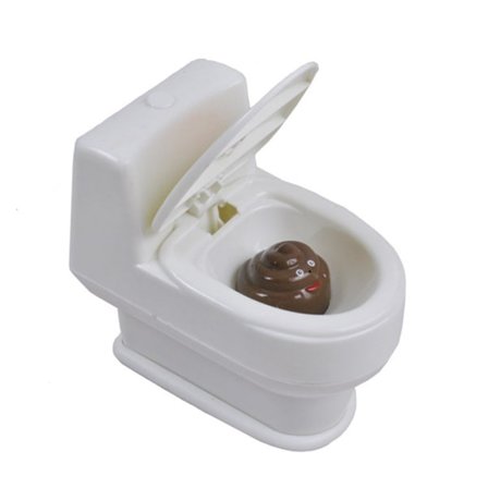 Rolig Vattensprutande Skämtleksak med 3D-bajs inuti för Barn & Vuxna Trickleksak Spruta Vatten Aprilskämtspresent