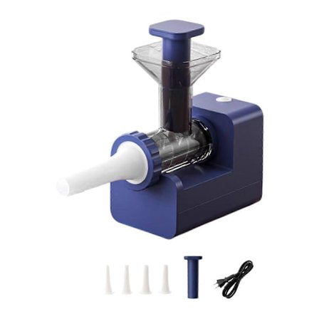 Elektrisk Pølsestopper med 4 Rustfri Stålrør til Hjemmekøkken, Kraftig Kødfyldningsmaskine til Hjemmebrug