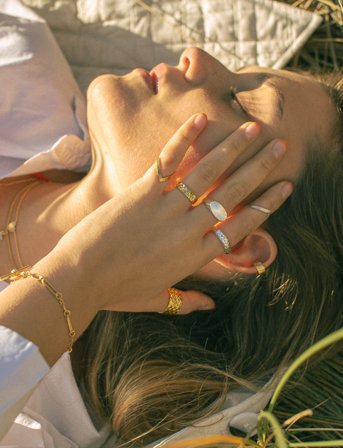 Jane Koenig Reflectionv-Ring - Gold - 54