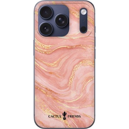 Yhteensopiva Puhelinkuori Apple Apple iPhone 17 Pro Cactus and Friends – RoseGoldFlow